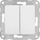 Tasta dubla pentru intrerupator 1100802 Hager-Polo